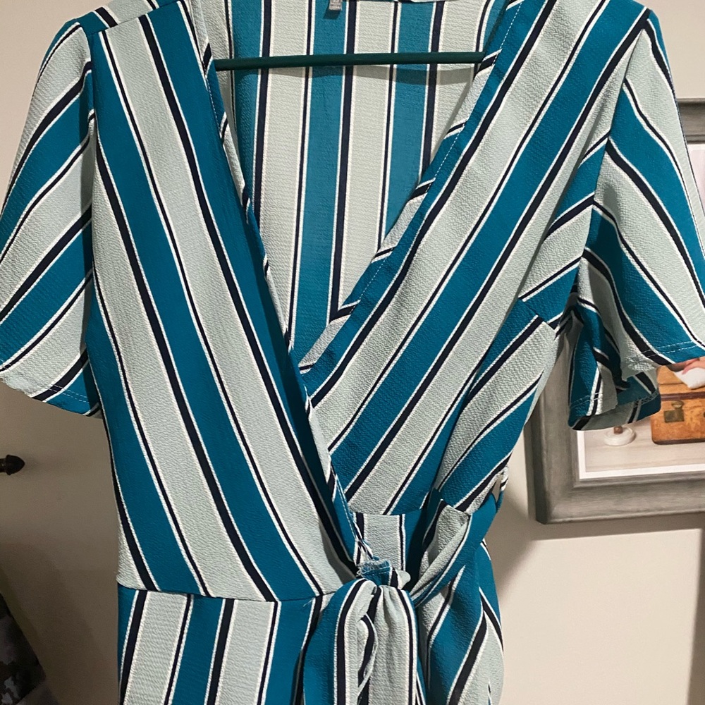 Wrap around blouse